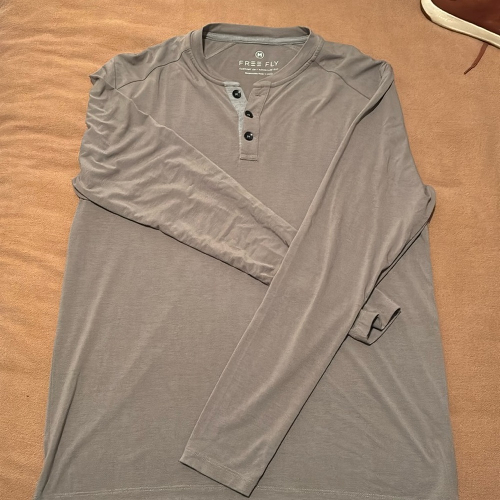 Free Fly long sleeve henley